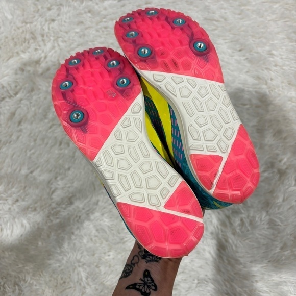 Nike ZOOM RIVAL XC 'ORACLE AQUA PINK Track Running Shoes NEW Size 5.5 - Picture 5 of 10